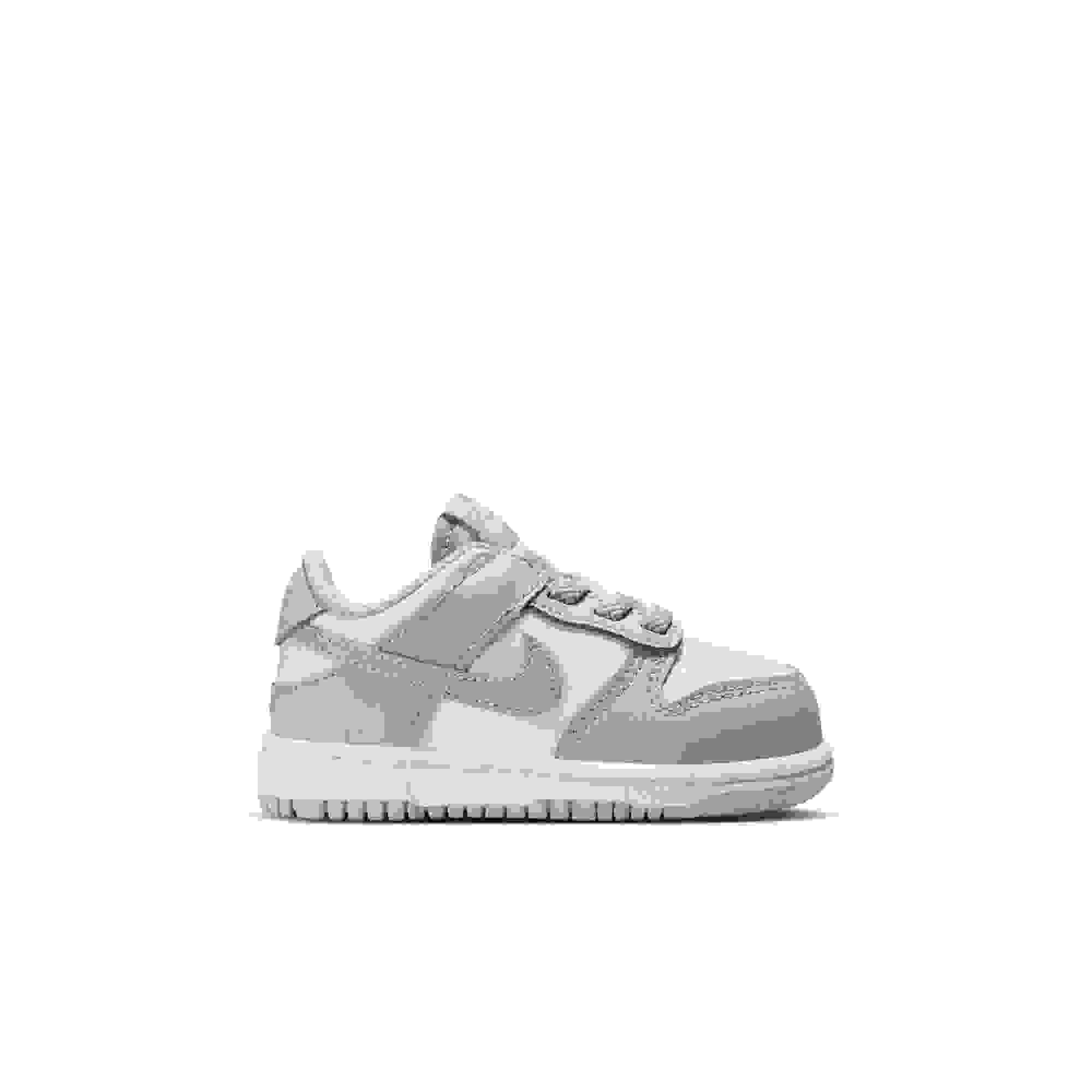 Nike Dunk Low Toddler Boys' "White/Lt Smoke Grey" Shoe